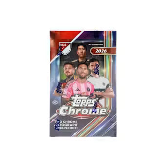 Topps MLS Major League Soccer Chrome Hobby Box 2026