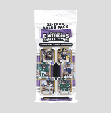 2022 PANINI CONTENDERS FOOTBALL VALUE PACK (12 = BOX)