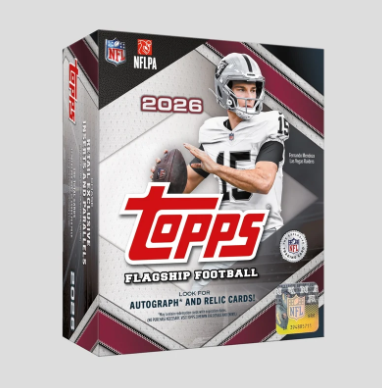 2026 TOPPS FLAGSHIP FOOTBALL MEGA BOX