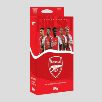 2024-25 TOPPS ARSENAL FAN SET BOX